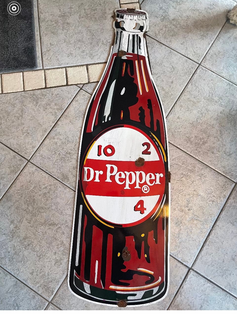 Dr Pepper Tin Metal Sign Man Cave Decor Garage Gifts for Men Wall