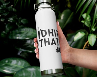 Botella de agua para boxeo: I'd Hit That, botella deportiva con aislamiento de 22 oz