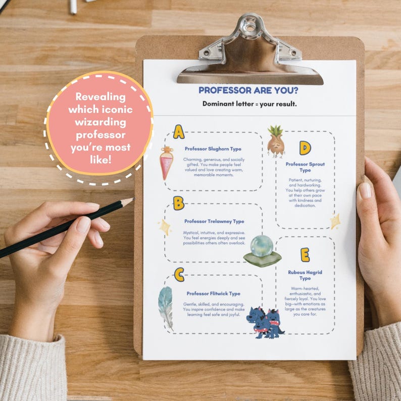 Hogwarts Professor Personality Quiz | Wizard Teacher Game | Fun Magical ...