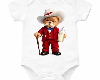 Conjunto de fútbol para bebé / Body de bebé con mascota adorable, Body de bebé para el día del partido / Regalo para baby shower, Conjunto de animadora para bebé / Bebé deportivo