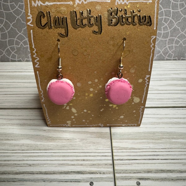 Boucles d'oreilles macarons