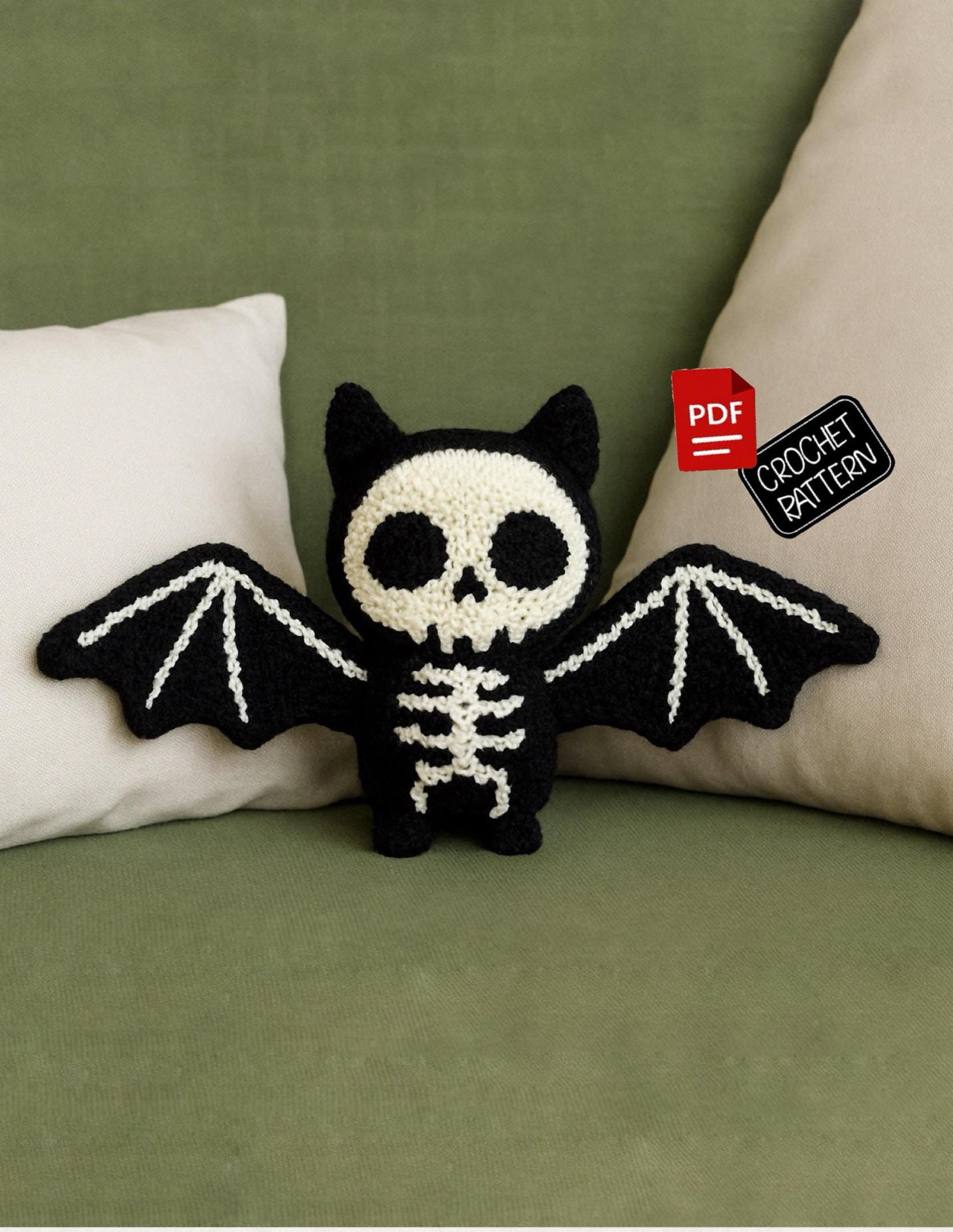 Halloween Kissenbezug Set 2 Stück - Fledermaus Deko 45x45 Cm Weiches Kunstfell