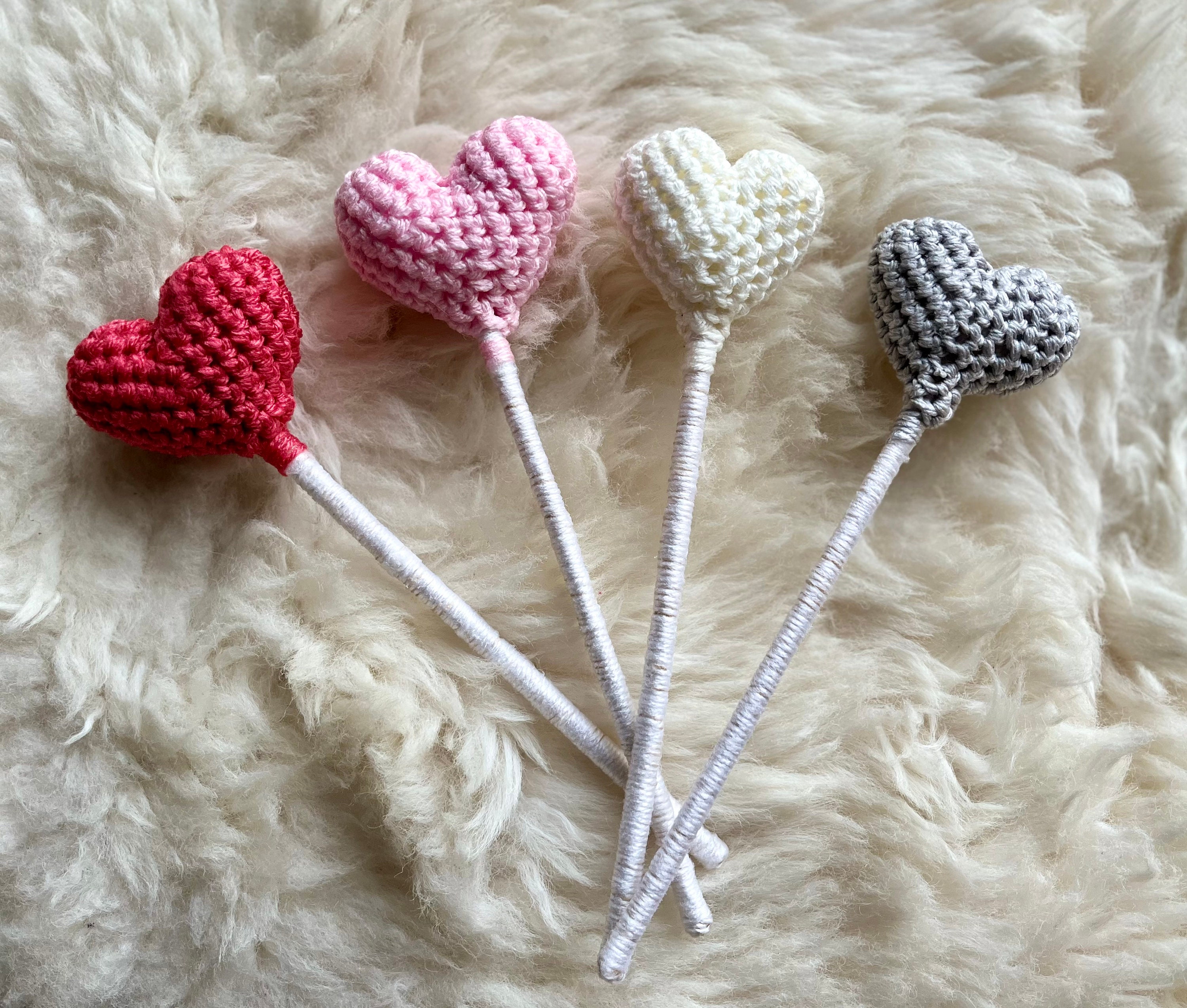 Bouquet of Hearts - Crochet Pattern - Etsy