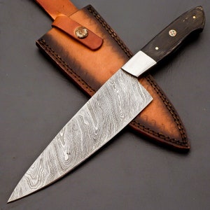 Kitchen Knife | Damascus Steel Knife | Vegetable Knife | Handmade Beautiful Knife | Gift For Husband