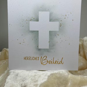 Trauerkarte handgeschrieben, Kondolenz, Beileidskarte, Trauerspruch, Kondolenzkarte, Beileid, handgemacht