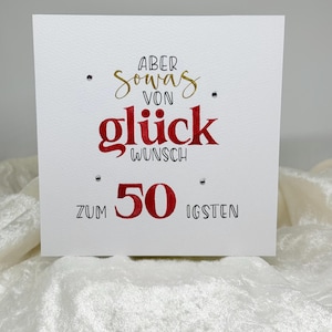 Geburtstagskarte, handgeschriebene Geburtstagskarte, Geldgeschenk, handgemacht, Karte mit Umschlag, 50. Geburtstag