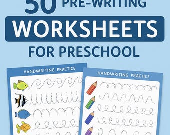 Preschool Tracing Worksheets | Fine Motor Skills (PDF)