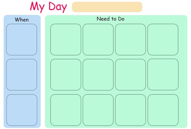PECS Communication Cards for Girls: Visual Schedule (printable PDF) - Etsy