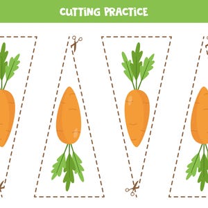 Cutting Worksheets for Kids – 40 Pages | Fine Motor Skills | Preschool Scissor Activities | Printable PDF image 3