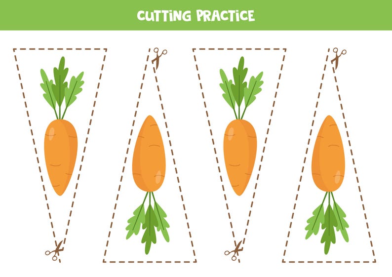 Cutting Worksheets for Kids – 40 Pages | Fine Motor Skills | Preschool Scissor Activities | Printable PDF image 3