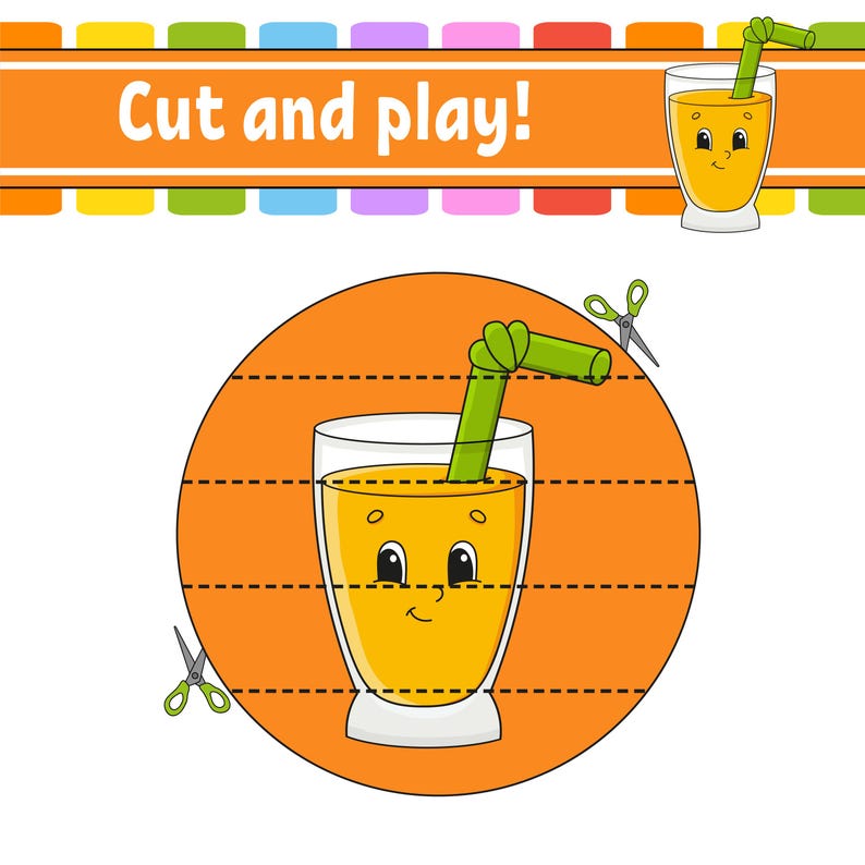 Cutting Worksheets for Kids – 40 Pages | Fine Motor Skills | Preschool Scissor Activities | Printable PDF image 9