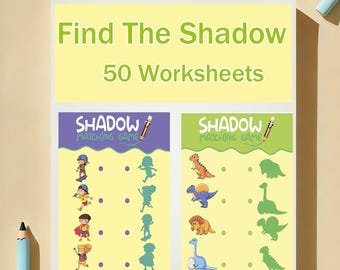 Find the Shadow Worksheets – Kids Activity Pack (PDF)