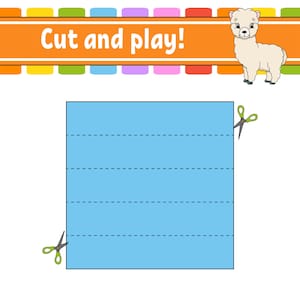 Cutting Worksheets for Kids – 40 Pages | Fine Motor Skills | Preschool Scissor Activities | Printable PDF image 7