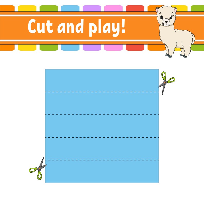 Cutting Worksheets for Kids – 40 Pages | Fine Motor Skills | Preschool Scissor Activities | Printable PDF image 7