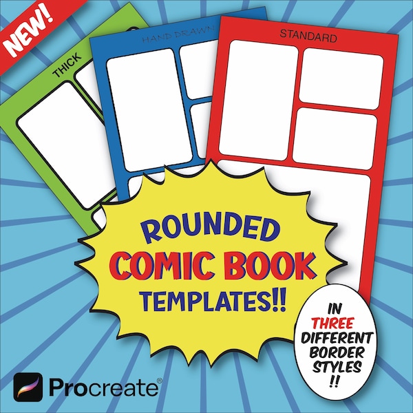 Comic Book Panels - Etsy