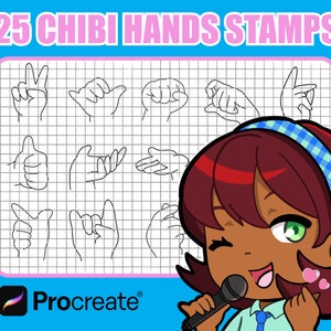 Chibi Body Stamp Wonderland: 26 Unique Chibi Base Poses, Chibi Procreate,  Chibi Maker, Chibi Template, Chibi Stamps, Chibi PNG, Chibi Base 