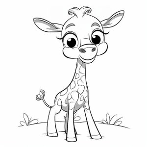 Baby Giraffe, coloring page, baby giraffe coloring page