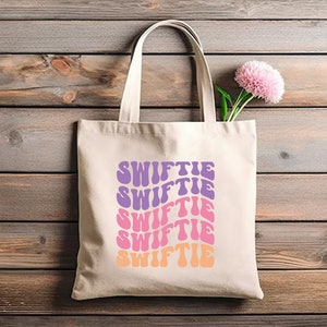 Swiftie Canvas Tote Bag, Taylor Swift Lover, Taylor Swift Tote Bag, Swiftie Tote Bag, Taylor Swift Gift, Swiftie Gifts, Taylor Swiftie Merch image 8