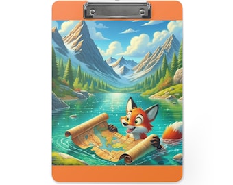 Fabu the Fox clipboard from "The secret of the crystal cave"