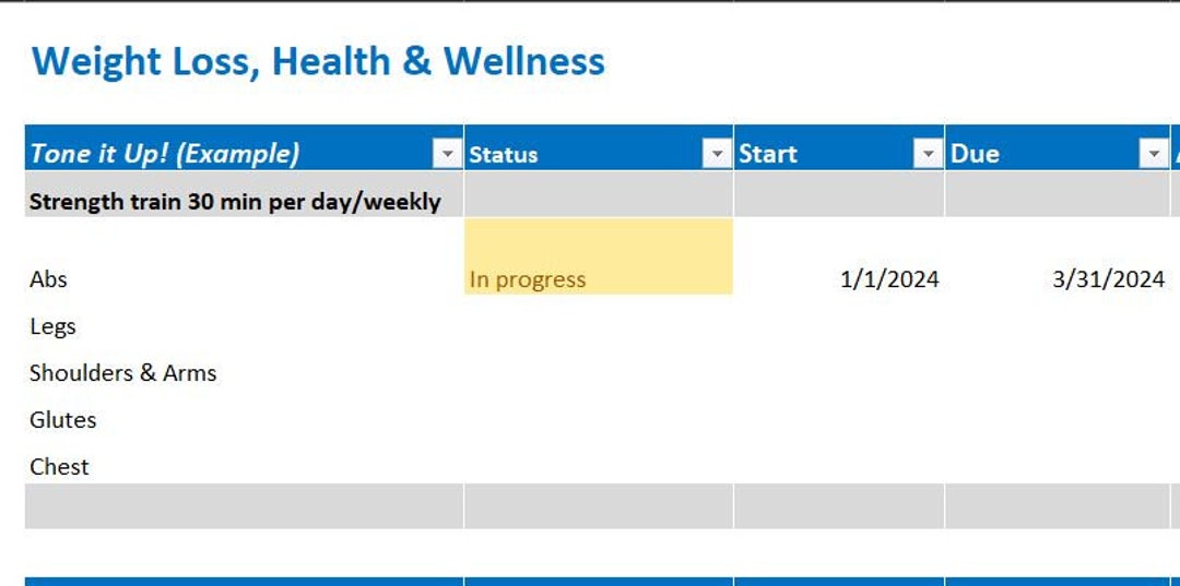 Personal Project Planning Template Etsy