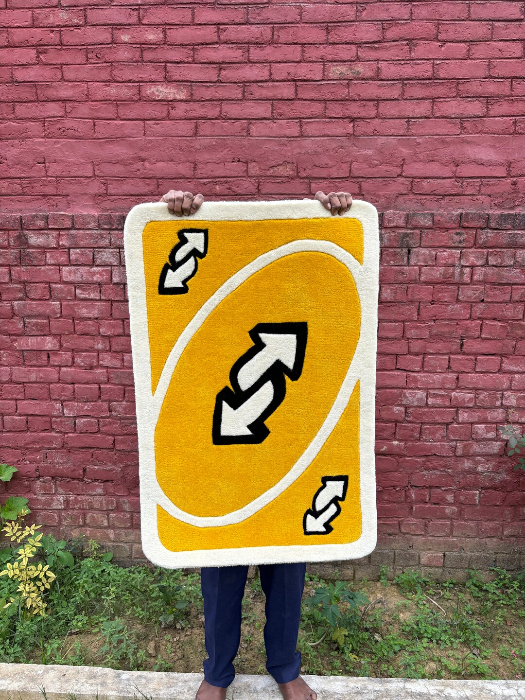 ARTISTA RUGS Uno Reverse Rug 100% New Zealand Wool Soft Durable ARTISTA RUGS Uno Reverse Rug 100% New Zealand Wool Soft Durable