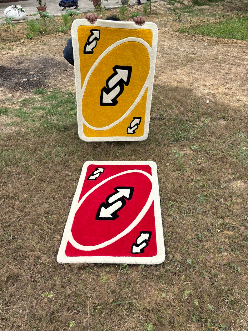 ARTISTA RUGS Uno Reverse Rug 100% New Zealand Wool, Soft, Durable, and ...