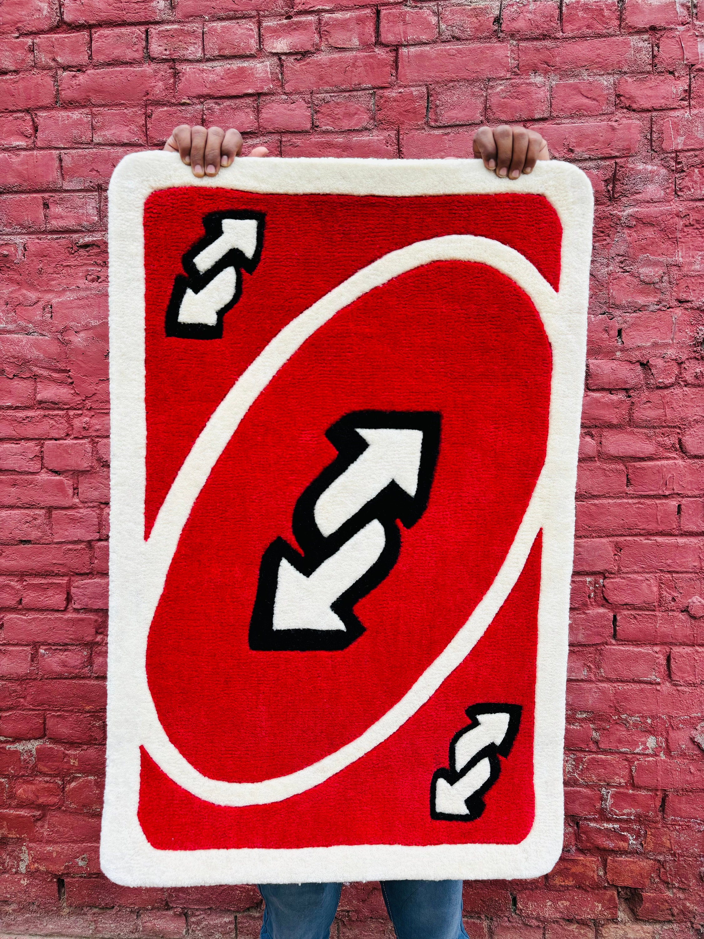 ARTISTA RUGS Uno Reverse Rug 100% New Zealand Wool, Soft, Durable, and ...