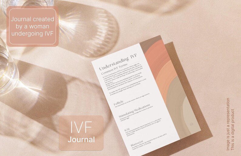 Editable IVF Journey Journal - Printable 100+ Page Fertility Planner ...
