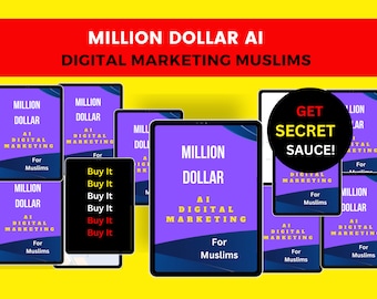 Million Dollar AI Digital Marketing for Muslims Make Money In 2024