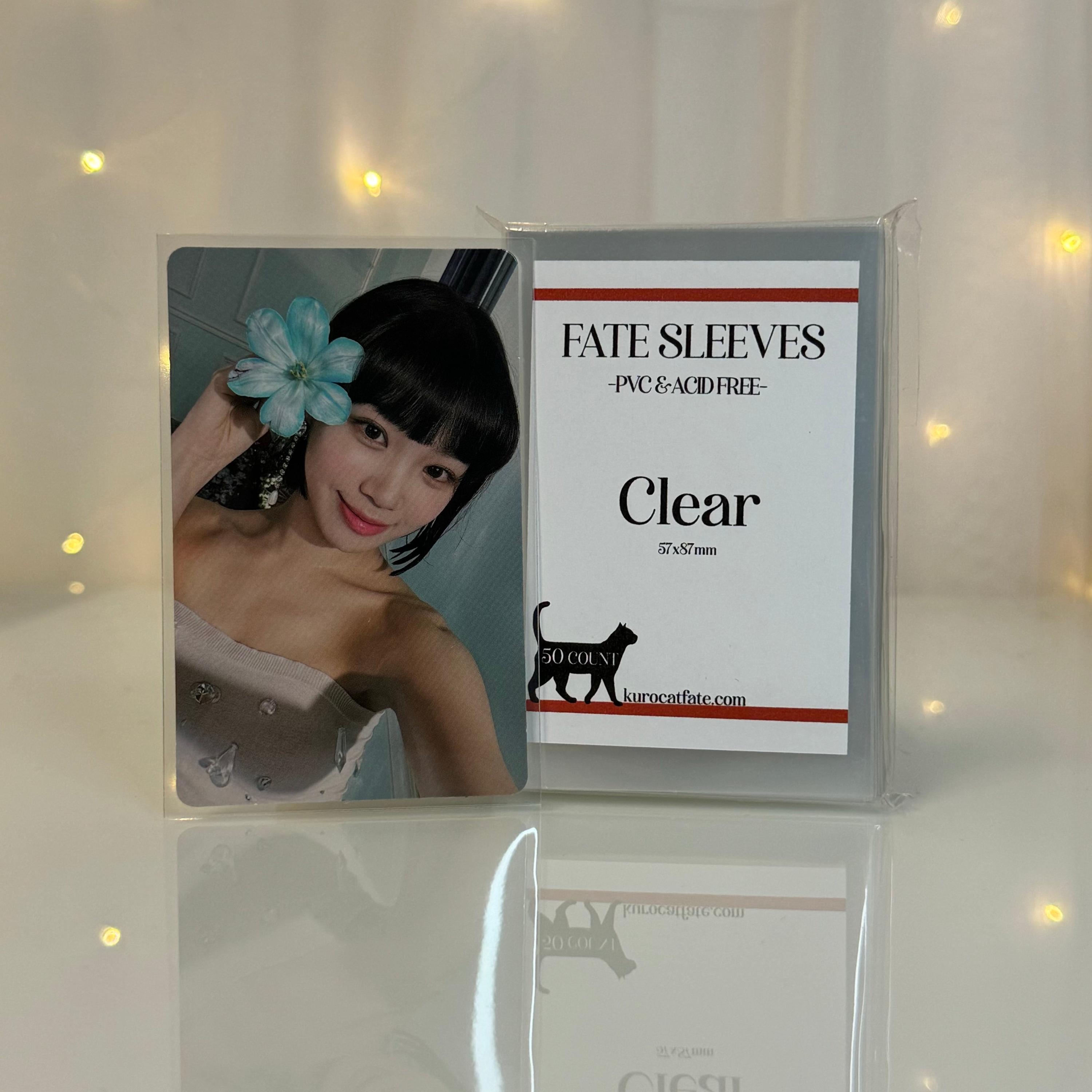 Fate Sleeves for K-pop Photocards- Clear - Etsy Fate Sleeves for K-pop Photocards- Clear - Etsy