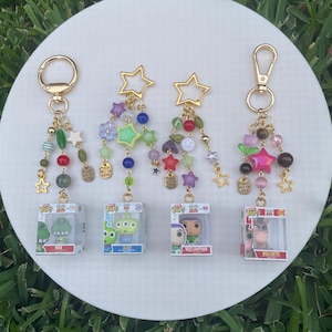 Toy Story inspired Bitty Funko Pop Keychains - bag charms - Pixar