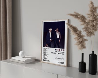 Future & Metro Boomin We don&#39;t Trust You Album Poster, Album Cover Druck, Tracklist Poster, Rap Poster,Hip Hop Poster, Musik Poster, Future