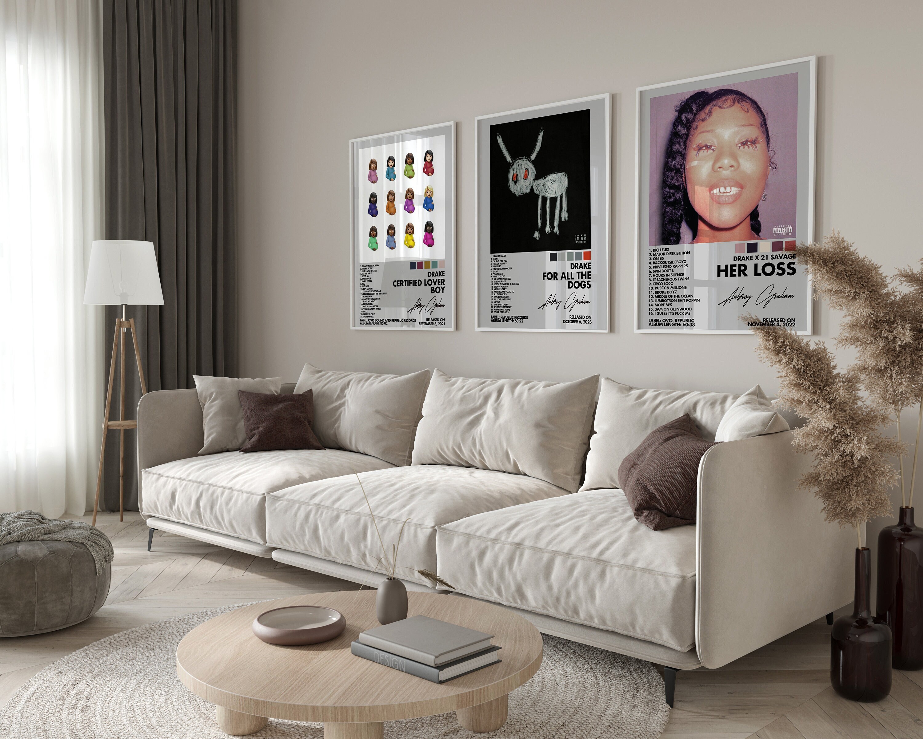 Drake 3er Set Hypebeast Minimalist Album Poster (Instant Download), CLB Tracklist Album Poster, Musik Album Poster Dekor, Drake Poster aa