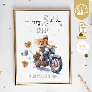 Personalized cash gift for a woman&#39;s birthday | Gift voucher for a girlfriend | Wish fulfillment | Last-minute gift | Gift idea for a girl | PDF download