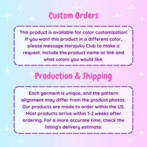 Custom Orders and Production