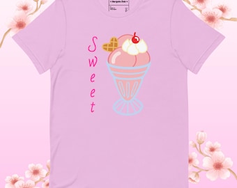 Kawaii Ice Cream Shirt: Pastel Fairy Kei Fashion, Unisex Sizes XS-4XL