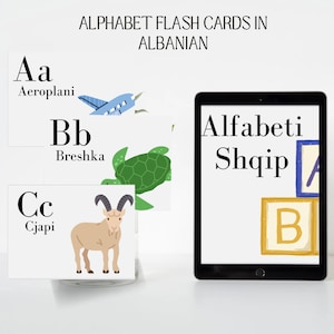 Digital download Alphabet flash card