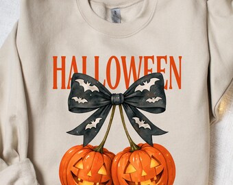Halloween Sweatshirt, Womens Halloween Sweatshirts, Spooky Pumpkin Halloween Shirt, Spooky Season Shirt, Halloween Pumpkin Sweatshirt