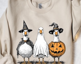 Funny Goose Halloween Sweatshirt, Spooky Goose Halloween Shirt, Funny Halloween Sweatshirt, Goose Halloween Shirt, Spooky Goose Shirt