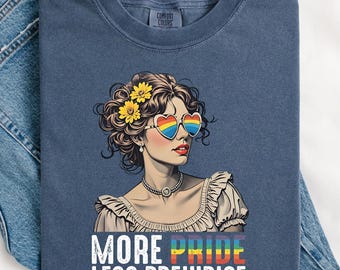 Comfort Colors® Pride Shirt, LGBTQ Shirt, Proud Ally Shirt, Pride Month Shirt, LGBTQ Sweatshirt, LGBTQ Shirt Gift, Lesbian Shirt, Pride Gift