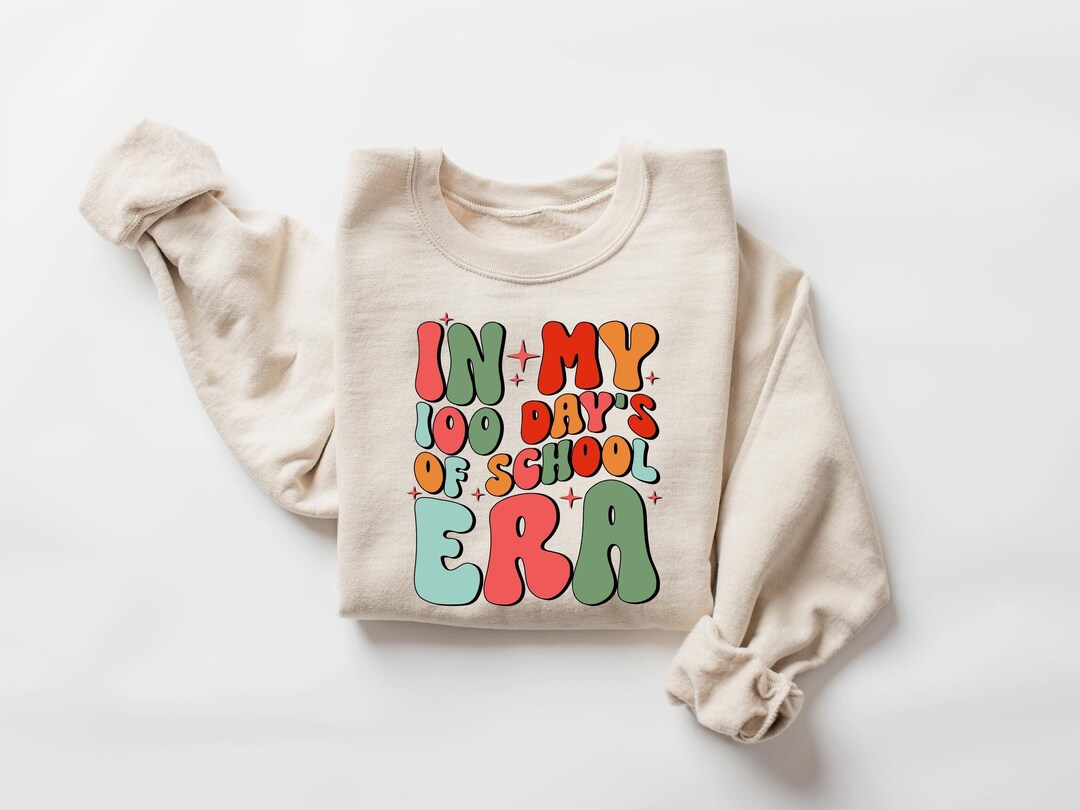 In My 100 Days of School Era Shirt, 100 Day Shirt, 100th Day of School ...