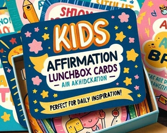 Inspirerende notities voor kinderlunchbox | Dagelijkse affirmaties voor kinderen | Motiverende notities voor studenten | Terug naar schoolnotities | Serie 1-16