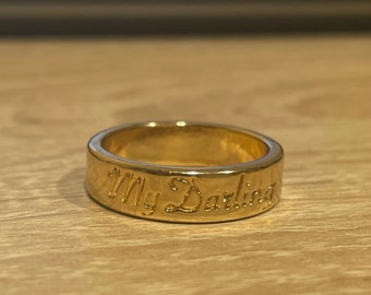 Ring vergoldet