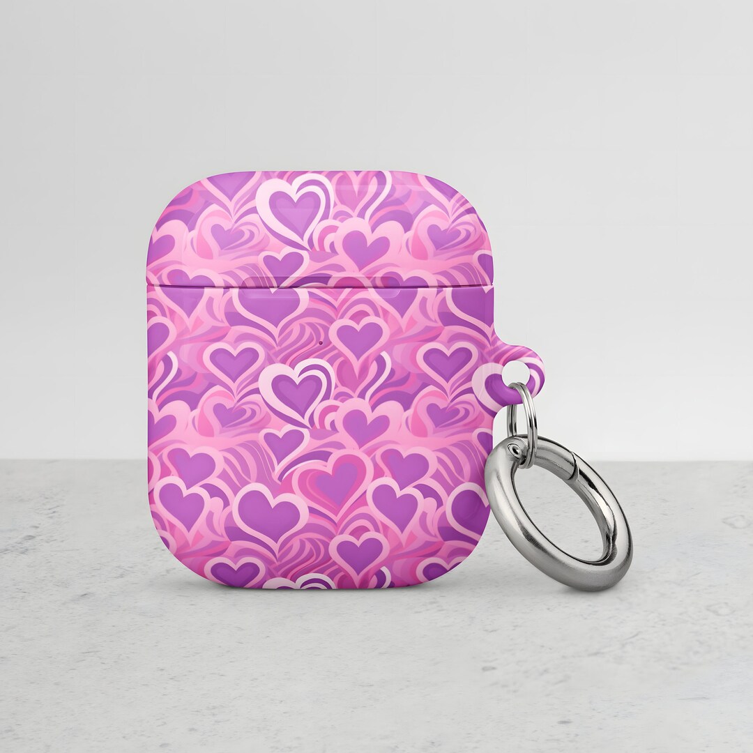 Y2K AirPod Case, AirPod Case, Y2K Hearts Airpods Pro Case, Cute AirPod