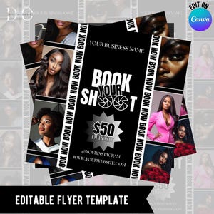 Photo shoot Promo Flyer, Photography Business Flyer, Professional Photoshoot Flyer, Studio Photoshoot, Photography Flyer, Photoshoot Booking