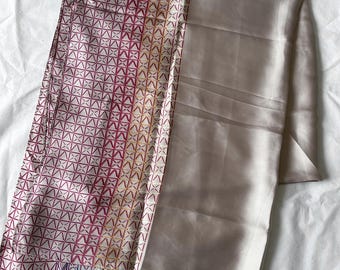 Bufanda de seda beige: Chal grande de verano, chal suave, accesorio para mujer
