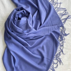 Violet Scarf, Large Scarf, Wool Shawl, Soft Wrap, Warm Pashmina, Winter Accessories, Gift