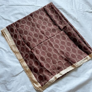 Beige/ Brown Scarf, Large Scarf, Silk Scarf, Summer Shawl, Soft Wrap, Women&#39;s Accessories, Gift