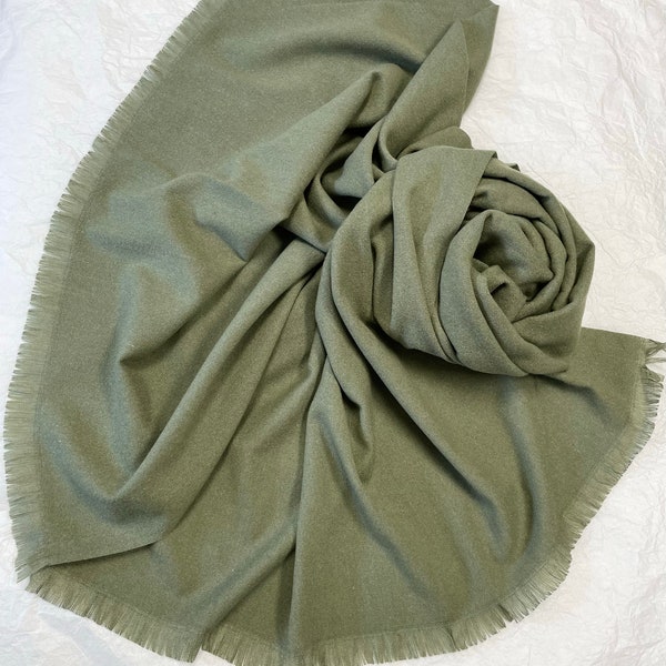 Green  Scarf, Large Scarf, Wool Shawl, Soft Wrap, Warm Pashmina, Winter Accessories, Gift