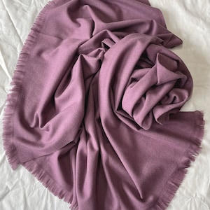 Purple Scarf, Large Scarf, Wool Shawl, Soft Wrap, Warm Pashmina, Winter Accessories, Gift